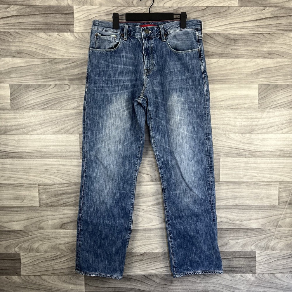 Mavi Jeans Men's Size 32 Blue Light Wash Matt Mid Rise‎ Relaxed Straight Leg
